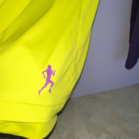 Adidas Clima Women Hooded Dry Fit Running Hoodie Yellow Purple Active Outdoor - Picture 5 of 9